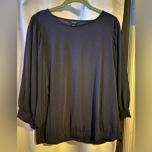 Simply Vera Wang LS Black XL Top